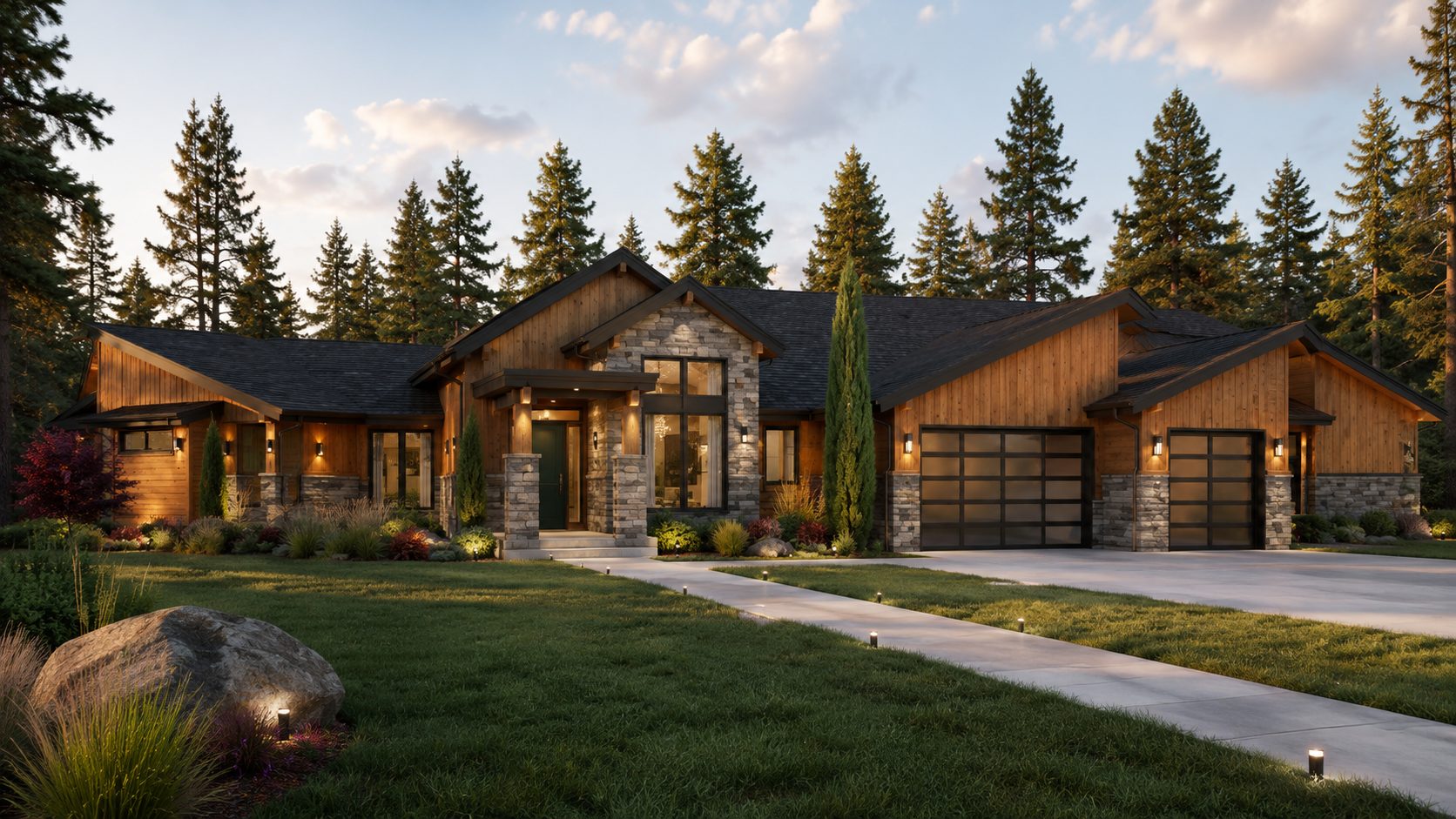 One Story Home Plans